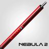   Tac biliard Nebula 2 Crimson Red cu varf carbon 12.4mm Sport Wrap