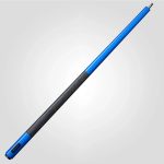 Tac biliard Rhino Luminax Ocean Blue cu varf carbon 12.5mm Sport Wrap