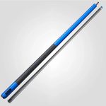 Tac biliard Rhino Luminax Ocean Blue cu varf carbon 12.5mm Sport Wrap
