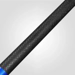 Tac biliard Rhino Luminax Ocean Blue cu varf carbon 12.5mm Sport Wrap