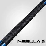 Tac biliard Rhino Nebula 2 Sky Blue cu varf carbon 12.4mm Sport Wrap