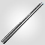 Tac biliard Pool Rhino Nebula 2 Silver Metal cu varf din carbon 12,4mm