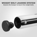 Tac biliard Pool Rhino Nebula 2 Pure White cu varf din carbon 12,4mm