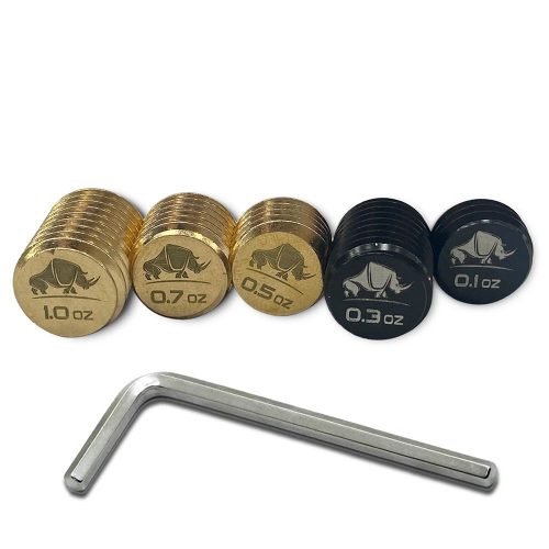 Set greutati Rhino pentru tac, 6 bucati