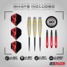 Set sageti darts steel Red Dragon Darts 50 Years - Chunky Stumpy 3, 24g 85% wolfram