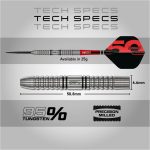 Set sageti darts steel Red Dragon Darts 50 Years - Penetrator 1, 25g 95% wolfram