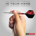 Set sageti darts steel Red Dragon Darts 50 Years Grizzly 2, 24g 90% wolfram