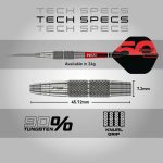 Set sageti darts steel Red Dragon Darts 50 Years Grizzly 2, 24g 90% wolfram