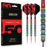 Set sageti darts steel Red Dragon Darts 50 Years - Shockwaves, 26g 90% wolfram