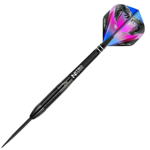 Sageti darts RedDragon steel Peter Wright Snakebite 3 negru 22g, 90% tungsten