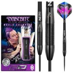 Sageti darts RedDragon steel Peter Wright Snakebite 3 negru 22g, 90% tungsten