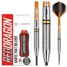 Set sageti darts RedDragon steel Amberjack 17, 90% wolfram, 24g