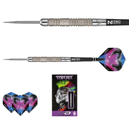 Sageti darts RedDragon steel Peter Wright Snakebite Euro11 Element, 90% tungsten, 24g