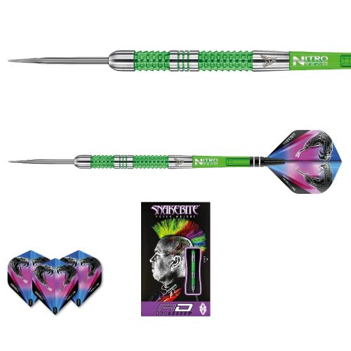 Sageti darts RedDragon steel Peter Wright Snakebite Mamba, 90% tungsten, 22g