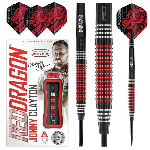 Sageti Darts RedDragon steel Johnny Clayton S.E. 90% tungsten, 24g