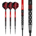 Sageti darts Red Dragon steel Johnny Clayton PL Editie speciala, 22g, 90% tungsten