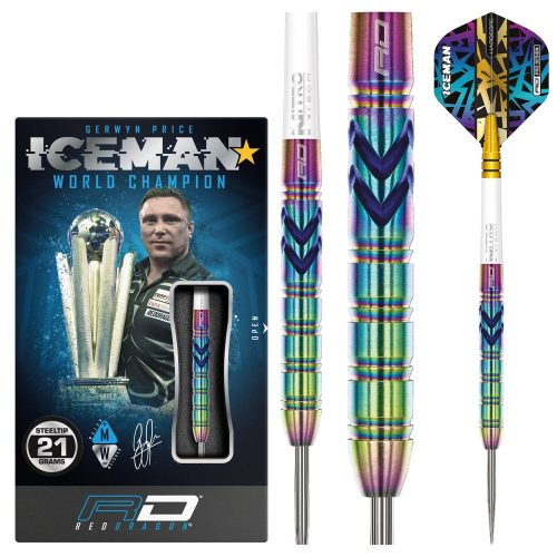 Set darts steel Red Dragon Gerwyn Price Ionic 21g 90% wolfram