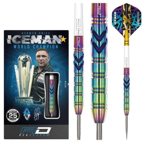 Set darts steel Red Dragon Gerwyn Price Ionic 25g 90% wolfram