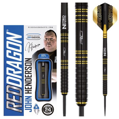 Set darts steel Red Dragon John Henderson Special Edition, 24g 90% wolfram