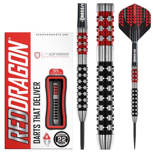 Set darts steel Red Dragon Crossfire 22g 90% wolfram