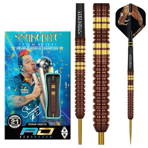 Set darts steel Red Dragon Peter Wright Copper Fusion, 21g 90% wolfram