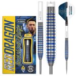 Set Darts steel Red Dragon Luke Humphries TX3 Cool Blue SE 24g 90% wolfram