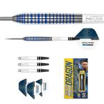 Set Darts steel Red Dragon Luke Humphries TX3 Cool Blue SE 24g 90% wolfram
