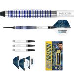 Set Darts soft Red Dragon Luke Humphries TX3 Cool Blue SE 20g 90% wolfram