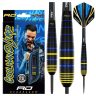 Set darts steel, corp cupru Red Dragon Luke Humphries WC, 22g brass