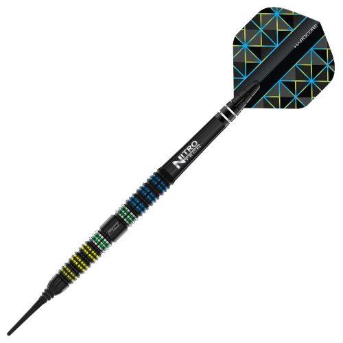 Set darts soft Red Dragon Dragonfly 95 Black - Tapered 18g, 95% wolfram