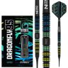Set darts soft Red Dragon Dragonfly 95 Black - Tapered 18g, 95% wolfram