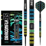 Set darts steel Red Dragon Dragonfly 95 Black - Parallel 22g, 90% wolfram