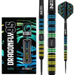 Set darts steel Red Dragon Dragonfly 95 Black - Parallel 26g, 90% wolfram
