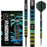 Set darts steel Red Dragon Dragonfly 95 Black - Parallel 26g, 90% wolfram