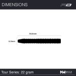 Set darts steel Red Dragon Adam Sevada 22g, 90% tungsten