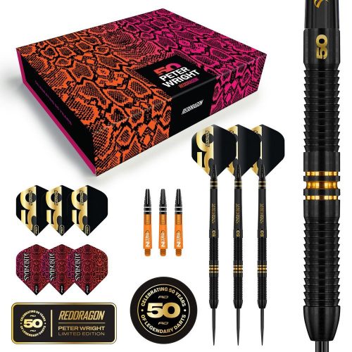 Set sageti darts Red Dragon 50 Years Player Edition Peter Wright 21,90% wolfram(in limita stocului)