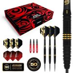 Set sageti darts Red Dragon 50 Years Player Edition Jonny Clayton 22g, 90% wolfram
