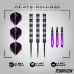 Set sageti darts Red Dragon Gemma Hayter 22g, 90% wolfram