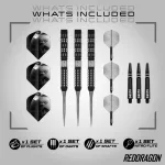 Set sageti darts steel Red Dragon Recon Parallel 24g, 90% wolfram