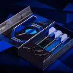 Set sageti darts steel red Dragon Amp Tapered 23g, 90% wolfram