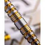 Set sageti darts steel red Dragon Paradym Gold Torpedo 23g, 90% wolfram
