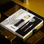 Set sageti darts steel red Dragon Paradym Gold Torpedo 23g, 90% wolfram