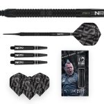 Set sageti darts steel soft Red Dragon peter Wright Black Mamba, 20g, 90% wolfram