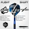   Set sageti darts steel red Dragon David Williams V1, 23g 90% wolfram