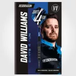 Set sageti darts steel red Dragon David Williams V1, 23g 90% wolfram