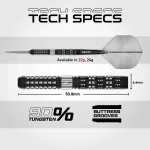 Set sageti darts steel Red Dragon SP Recon Parallel, 22g 90% wolfram