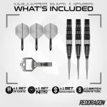Set sageti darts steel Red Dragon SP Recon Torpedo, 23g 90% wolfram