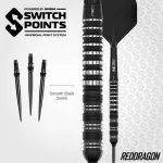 Set sageti darts steel red Dragon Sp Sable Parallel, 21g 90% wolfram