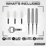 Set sageti darts steel Red Dragon SP Luke Hamphries TX1 Pioneer, 22g 90% wolfram