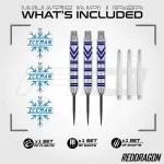 Set sageti darts steel red Dragon Gerwyn Price, 21g brass